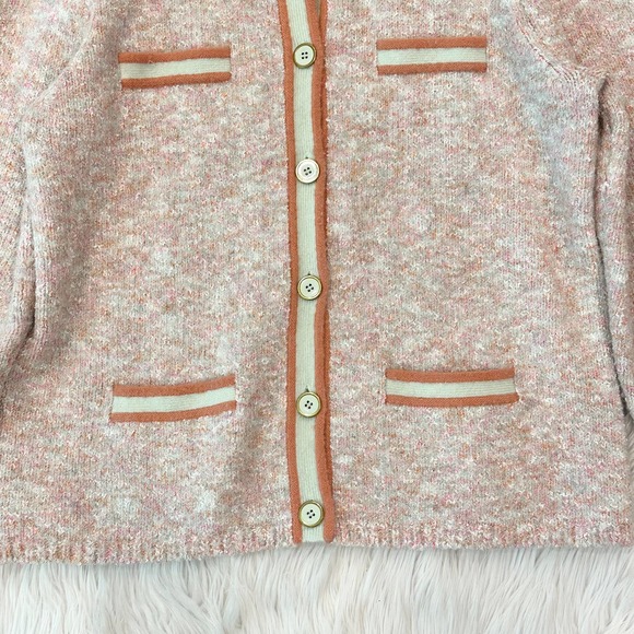 J. Crew Marled Sweater Lady Jacket Merino Wool Blend Button Front Cardigan - Picture 7 of 14